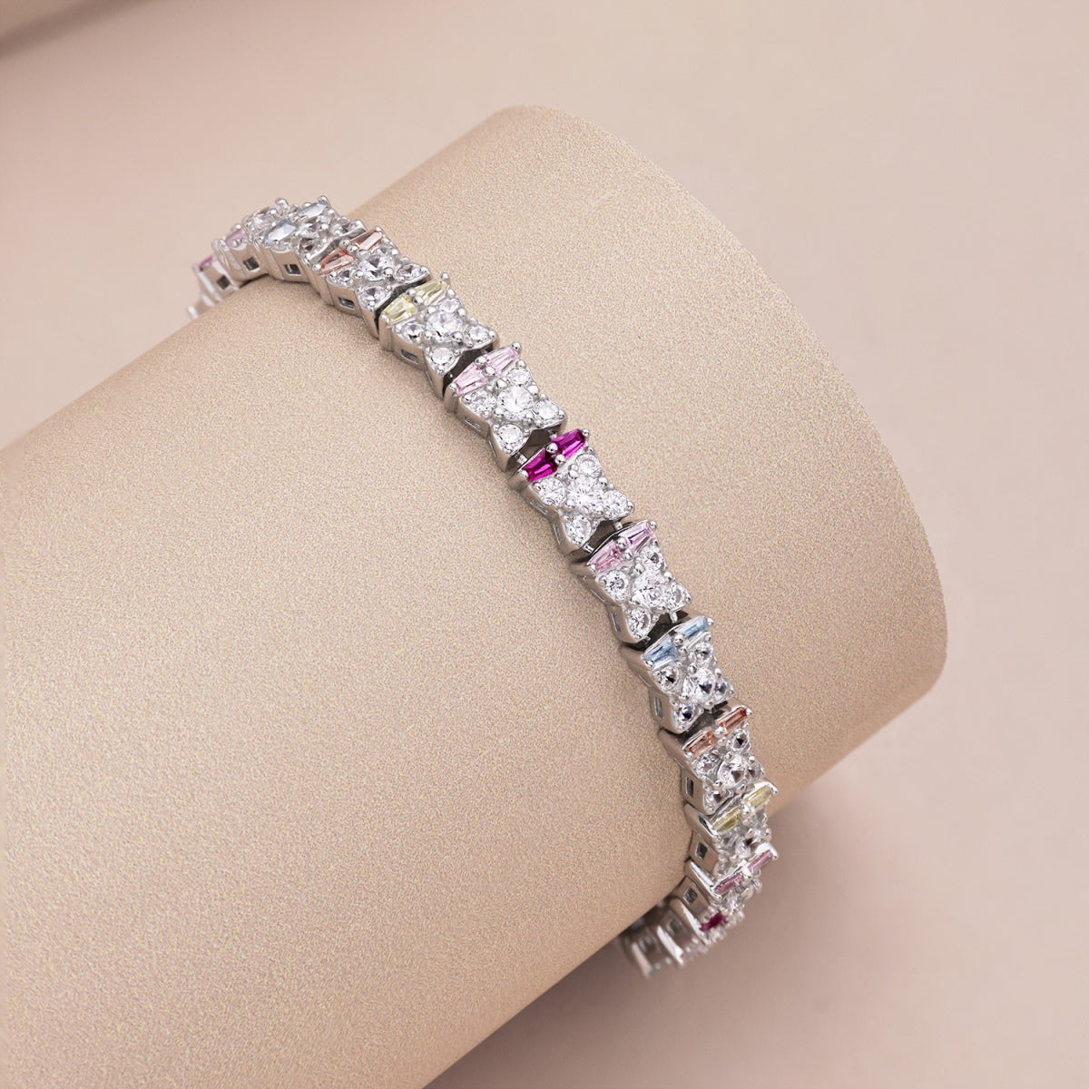 [LuckyStar]Einzigartiges buntes Armband in Blumenform für den Alltag