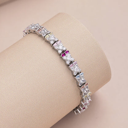 [LuckyStar]Einzigartiges buntes Armband in Blumenform für den Alltag