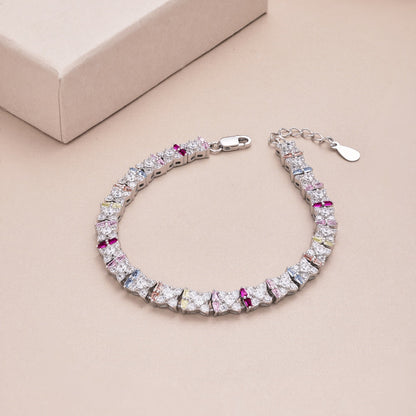[LuckyStar]Einzigartiges buntes Armband in Blumenform für den Alltag