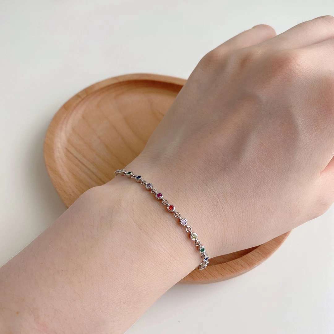 [LuckyStar]Colorful Bead Array Bracelet