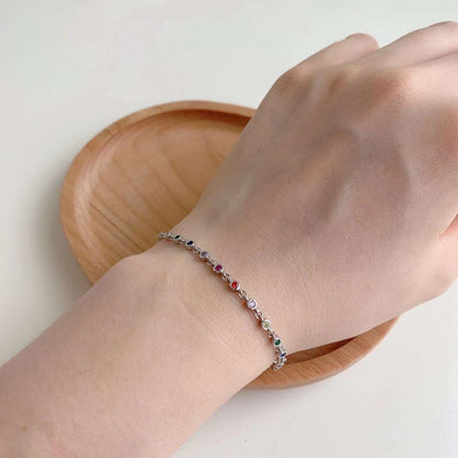 [LuckyStar]Colorful Bead Array Bracelet