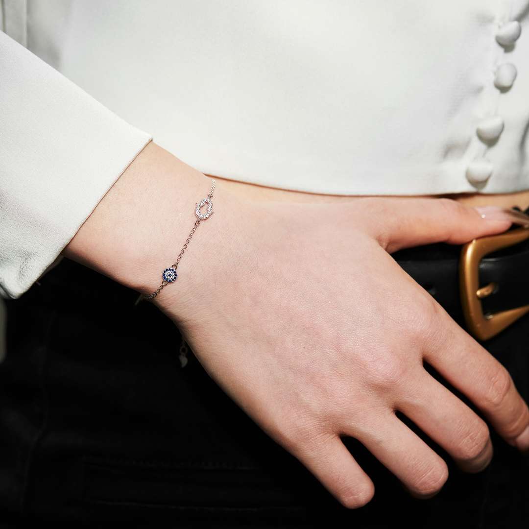 [LuckyStar]Gost Shape & Round Shape Necklace