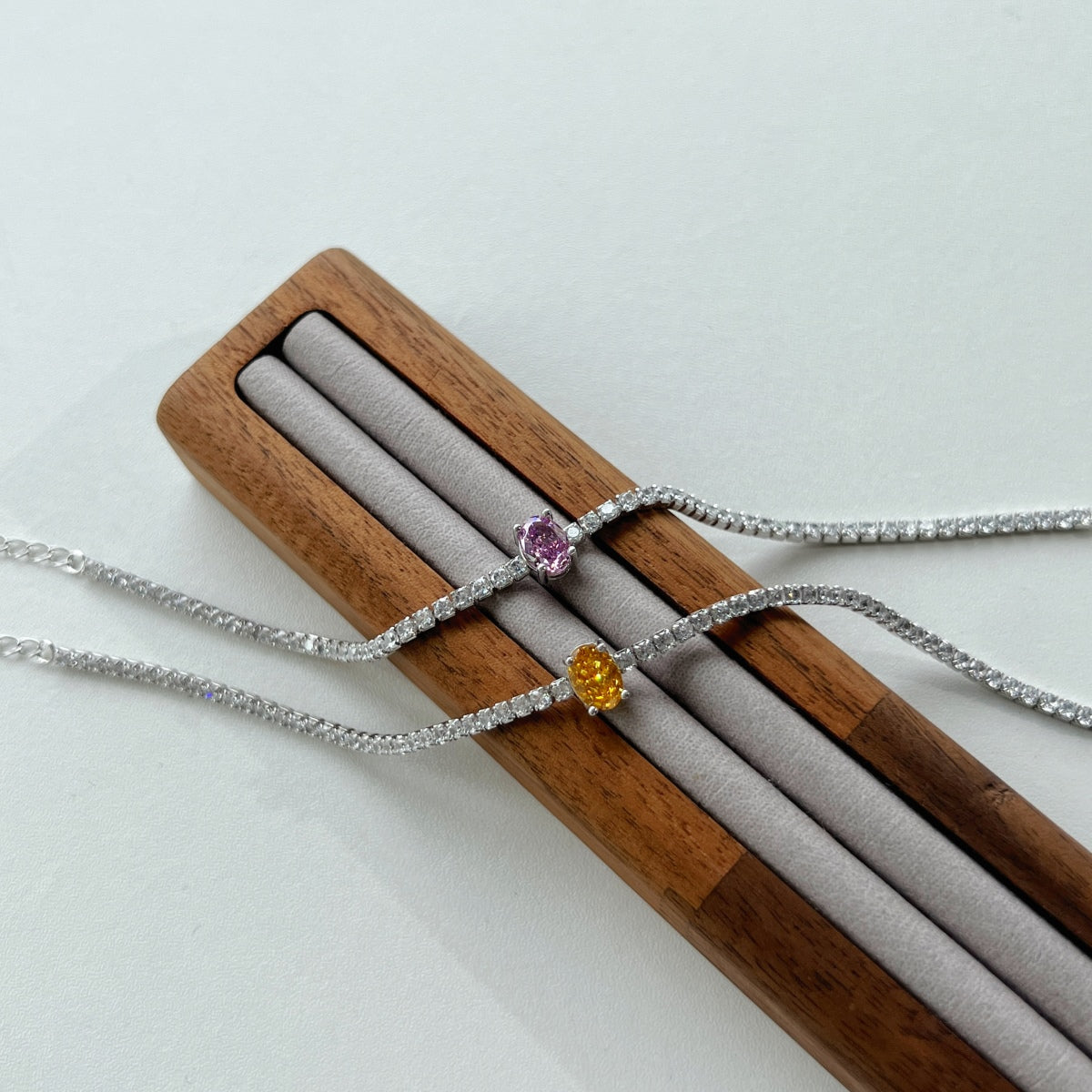 [LuckyStar]0.75 Carat Exquisite Oval Cut Daily Bracelet